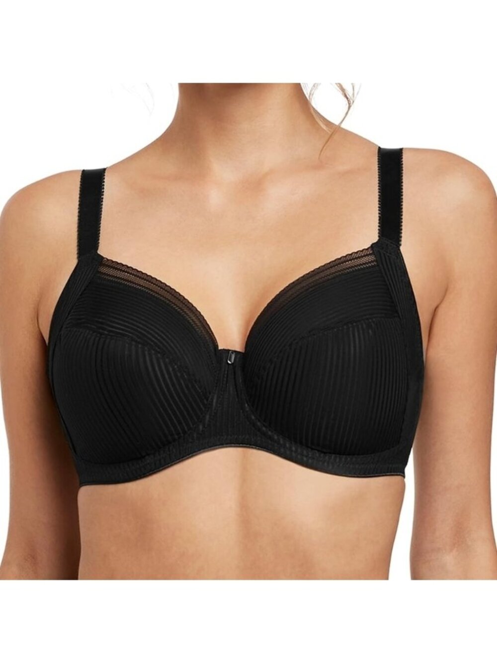 Fantasie Fusion Unlined Underwire Full Cup Side Support Bra Black Size 32J